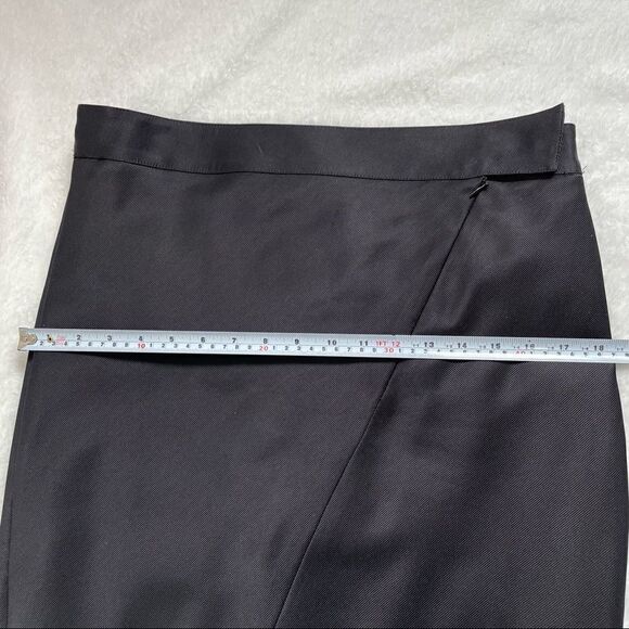 Marie Saint Pierre Black Zip Detail Pencil Skirt - Picture 8 of 10